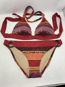 Victoria’s Secret Triangular Push Up Two Piece Swimsuit Sz Medium - Picture 1 of 9