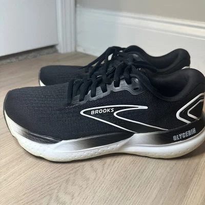 Brooks Glycerin 21 Mujer Negro Blanco Zapatos para Correr Tenis de Carretera Talla 9 Foto 1 de 4