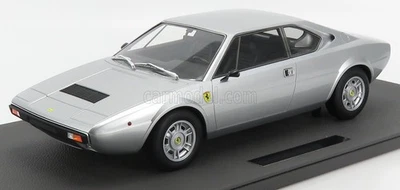 MODELLINO AUTO STATICO TOPMARQUES FERRARI DINO 308 GT4 COUPE 1973 SILVER 1/12 - Immagine 1 di 4