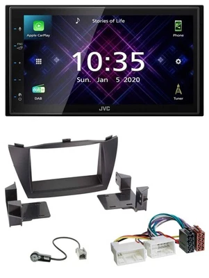 JVC DAB 2DIN MP3 Bluetooth USB Autoradio für Hyundai Tucson 2010-2015 - Bild 1 von 4