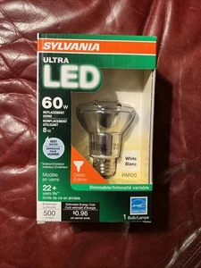 Sylvania Ultra LED 50W / 550 Lumens - PAR20ND Natural Daylight Dimmable GLASS 8W - Picture 1 of 1