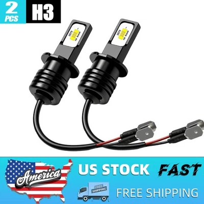 Kit de faros antiniebla LED blancos para Dodge Grand Caravan 1993-2000 H3 Foto 1 de 4