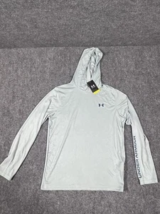 NUEVO CON ETIQUETAS Under Armour Sudadera con Capucha Elastizada Manga Larga Camisa Exterior Gimnasio UPF30 Talla Grande - Imagen 1 de 14