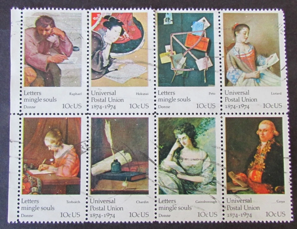 UNITED STATES SCOTT 1530 TO 1537 USED 1974 UPU - Image 1 of 1