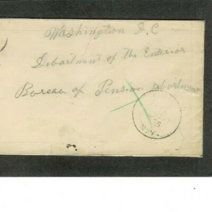 VINTAGE ENTIRE #279 type 3 to Washington,DC "Debartment of Enterior" 12-5-1895 - Picture 1 of 2