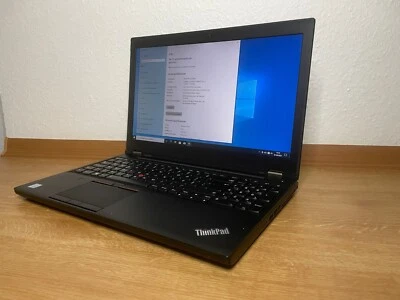 CAD ZERTIFIZIERTES WORKSTATION Lenovo ThinkPad P50 I7 4x3,6GHz 16GB 512SSD WIN10 - Bild 1 von 4