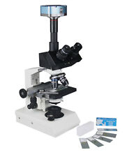 Brightfield Trinocular Textile & Pharma Compound Microscope w 5Mpix USB Camera