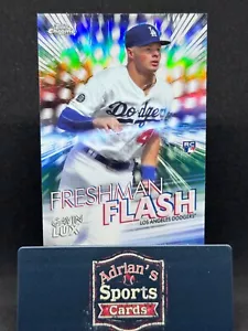 2020 Topps Chrome - Freshman Flash Gavin Lux #FF-12 (RC) - Picture 1 of 2
