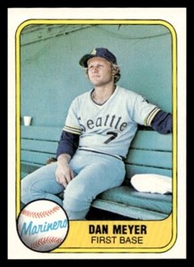 1981 Fleer #603 Dan Meyer Seattle Mariners Baseball card