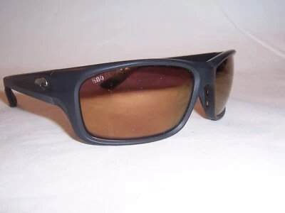 NEW COSTA DEL MAR JOSE PRO SUNGLASSES BLACK/GOLD MIRROR 580G POLARIZED $292 - Image 1 of 4