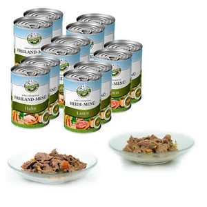Bellfor Hundefutter Nassfutter Getreidefrei 6x Huhn 6x Lamm Dosen 12x 400g - Bild 1 von 7