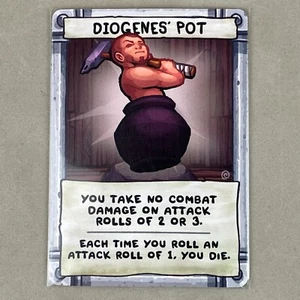 Tarjeta de Kickstarter The Binding of Isaac Four Souls Réquiem Diógenes' Pot Warp Zone - Imagen 1 de 3