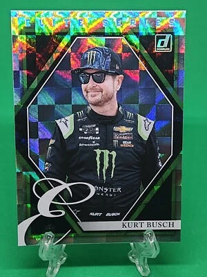 2022 Donruss Racing Elite Series Checker #15 Kurt Busch - Chevrolet - Image 1 of 2