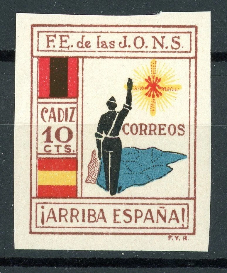 SPAIN CIVIL WAR, WAR, PATRIOTIC STAMP. MNH** - Image 1 of 1
