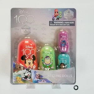Disney 100 Nesting Dolls Minnie Mouse 4 Piece Collectible Set - Picture 1 of 4