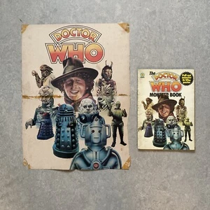 The Doctor Who Monsterbuch, Zielbücher 1975 plus Poster 1. Hand aus Neu - Bild 1 von 9