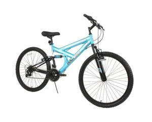 Dynacraft 26 Inch Womens Aftershock Dual Suspension Montain Bike, Blue - Picture 1 of 5