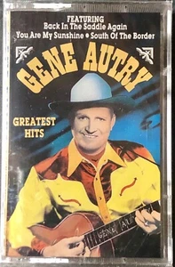 GENE AUTRY "Greatest Hits" Cassette Tape 1992 New In Wrap - Picture 1 of 4
