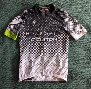 CUORE Cycling Jersey Womens Small Race Cut Green Black White Specialized - Picture 1 of 5