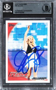 Jillian Hall Authentic Signed 2010 Topps WWE #38 Card BAS Slabbed - Picture 1 of 2