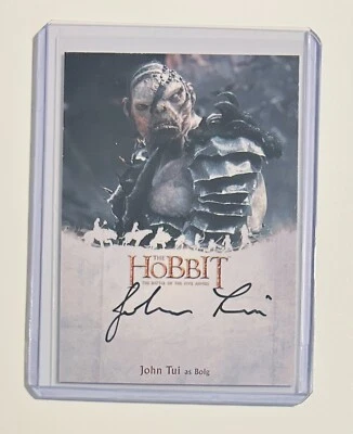 The Hobbit: The Battle of the Five Armies John Tui as Bolg AUTOGRAPH CARD (JT) - Image 1 of 2