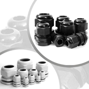Kabelverschraubung PG07-PG48 Metrisch Verschraubung M12-M63 Grau Schwarz IP68 - Bild 1 von 27