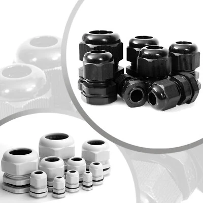 Kabelverschraubung PG07-PG48 Metrisch Verschraubung M12-M63 Grau Schwarz IP68 - Bild 1 von 3