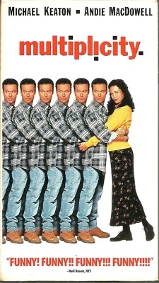 Multiplicity VHS 1996 Michael Keaton Andie MacDowell Harris Yulin Comedy Fantasy - Image 1 of 4