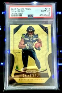 2019 Panini Prizm DK METCALF Gold Vinyl RC #5/5 PSA 10 GEM MINT