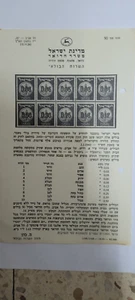passage COINS STAMP PAMPHLET NO 90 1959 ISRAEL - Picture 1 of 1
