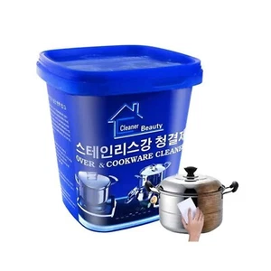 Powerful Stainless Steel Cookware Cleaning Paste Household Kitchen Cleaner 500g - Picture 1 of 7