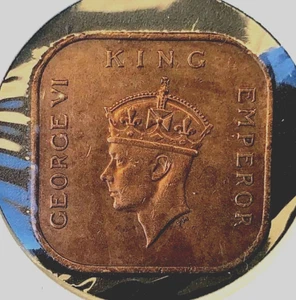 Malaya, 1941-I, 1 Cent coin, Uncirculated, UNC, condition ! Nice Red coin ! - Picture 1 of 2