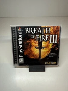 SOLO FUNDA Capcom Breath of Fire 3 NTSC Sony Playstation 1 One PSX - Imagen 1 de 8