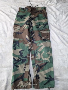 VTG US Military Pants Woodland Camo Medium 90's - Picture 1 of 7
