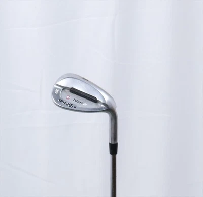 Ping Tour-W Brushed Silver Wedge 56°-14 Stiff Stock Stl 1244501 Good - Image 1 of 4