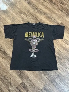 READ! Authentic VTG 1996 Metallica King Nothing T-Shirt Mens XL Giant Pushead - Picture 1 of 14