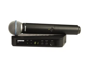 Shure BLX24/B58-H9 Vocal Wireless Microphone Mic System w/ BETA 58A Handheld Mic - Picture 1 of 1