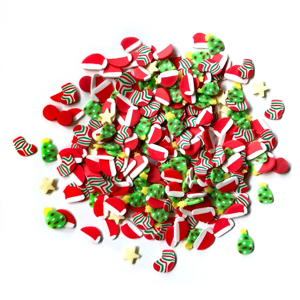 Buttons Galore Sprinkletz Embellishments 12g-Yuletide Fun - 6 Pack - Image 1 of 1