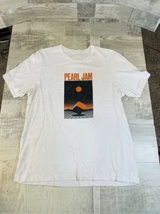 Pearl Jam 2024 Dark Matter Tour Shirt White XL New York Show RARE Design VGU - Picture 1 of 6