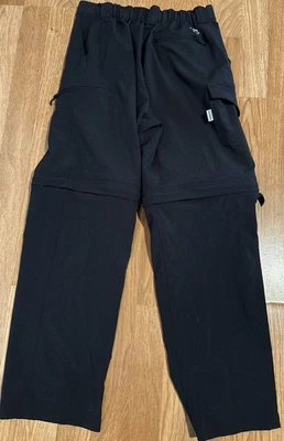 Magellan Convertible Pants/Shorts Black Sz L Youth Zip-Off Hiking Fishing Golf - Image 1 of 4