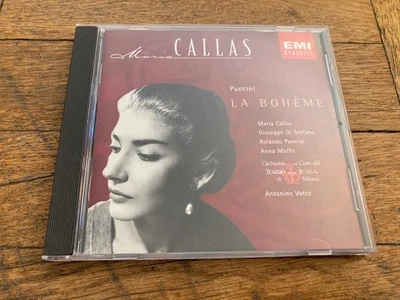 Puccini: La Boheme (CD, 1997, EMI) Maria Callas / Di Stefano / Moffo / Votto Foto 1 de 3