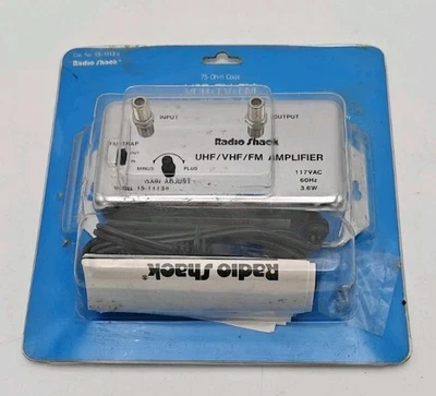 Archer Radio Shack UHF / VHF / UKW / TV / VCR 20dB Verstärker / #15-1113b Neu NOS - Bild 1 von 4
