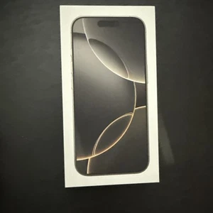 Apple iPhone 16 Pro Natural Titanium 128GB - Empty Box ONLY - Photo 1 sur 2