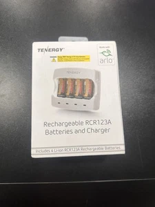 Tenergy RCR123A Batteries & Charger ARLO Compatible (4 batteries & charger) - Picture 1 of 3