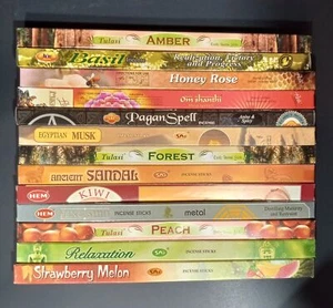 100+ Sticks Of Incense From India, HEM, Tulasi, SAC, SAI, More - Picture 1 of 2