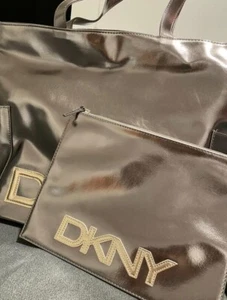 DKNY Handbag And Makeup Bag - Picture 1 of 6