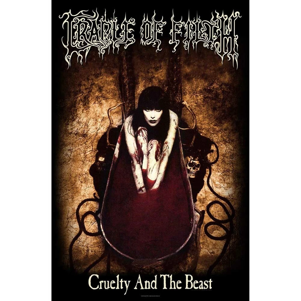 Cradle Of Filth 'Cruelty And The Beast' Printed Flag - NEW textile poster - Image 1 of 1