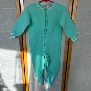 De colección Peek-A-Babe Talla 3T Aqua Seafoam Bebé Niño Pequeño Cremallera Dormir - Imagen 1 de 12