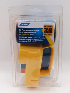 CAMCO 30 Amp RV Female Connector Body Replacement W/ Power Grip Handle - Picture 1 of 2
