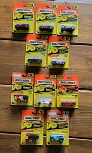 NOS Matchbox Superfast 1990's Toy Car Lot of 10 Prowler Jeep Mustang Ferrari - Picture 1 of 6